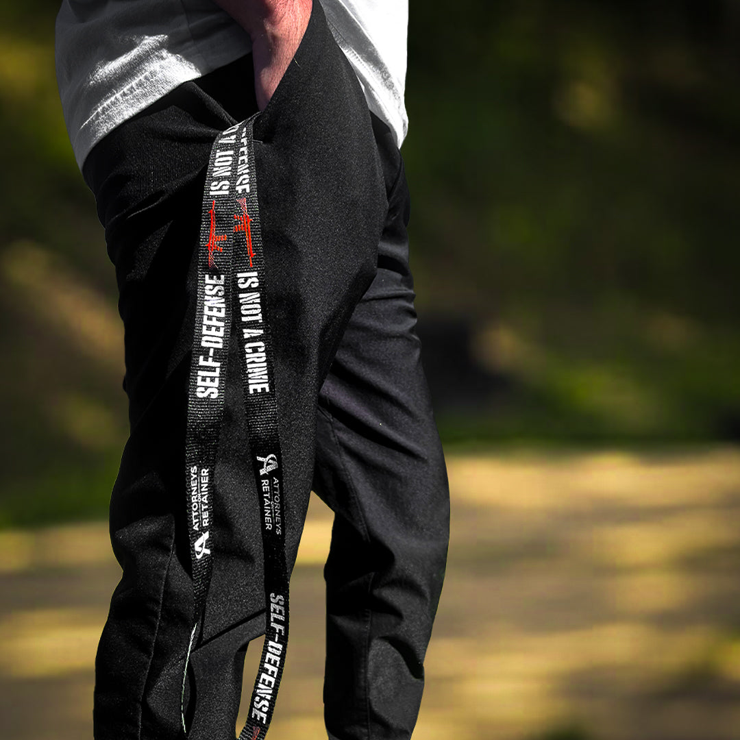 AOR Self-Defense Is Not A Crime Lanyard | Attorneys On Retainer