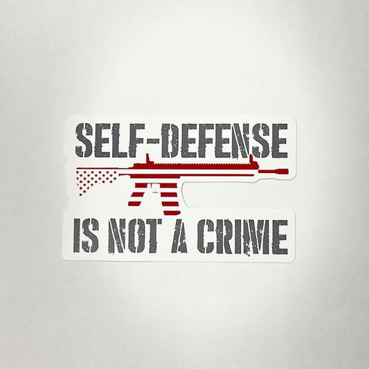 Self-Defense Is Not A Crime Sticker