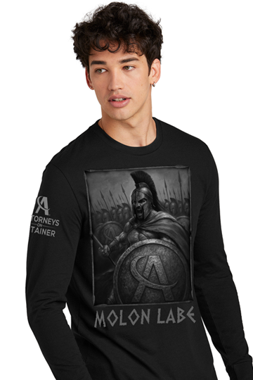 Spartan Molon Labe Limited Edition Long Sleeve T-Shirt
