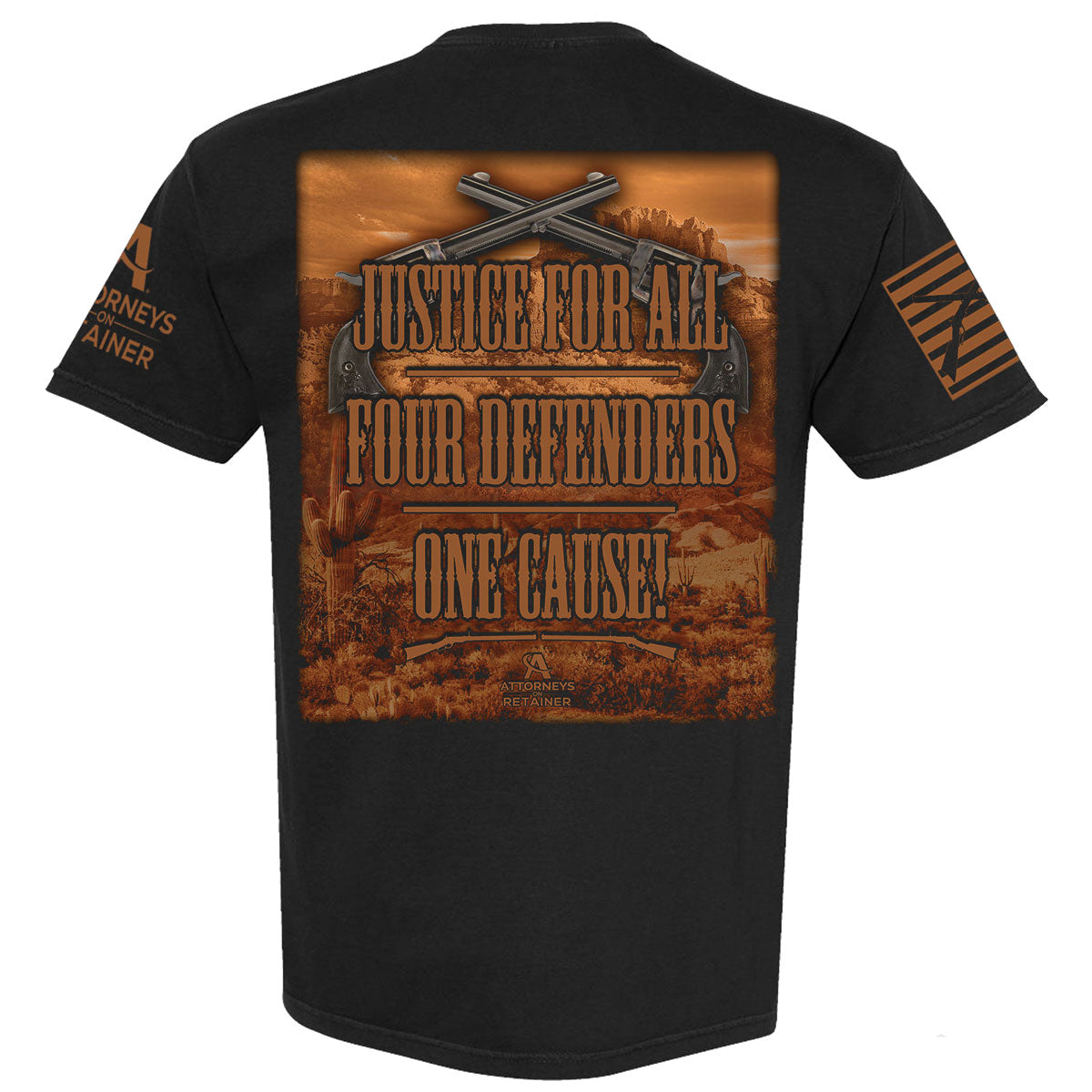 Four Defenders, One Cause - Tombstone T-shirt