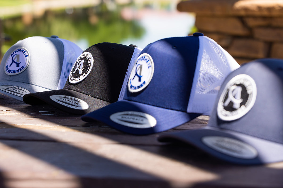 AOR Circle Patch Trucker Hat | Attorneys On Retainer