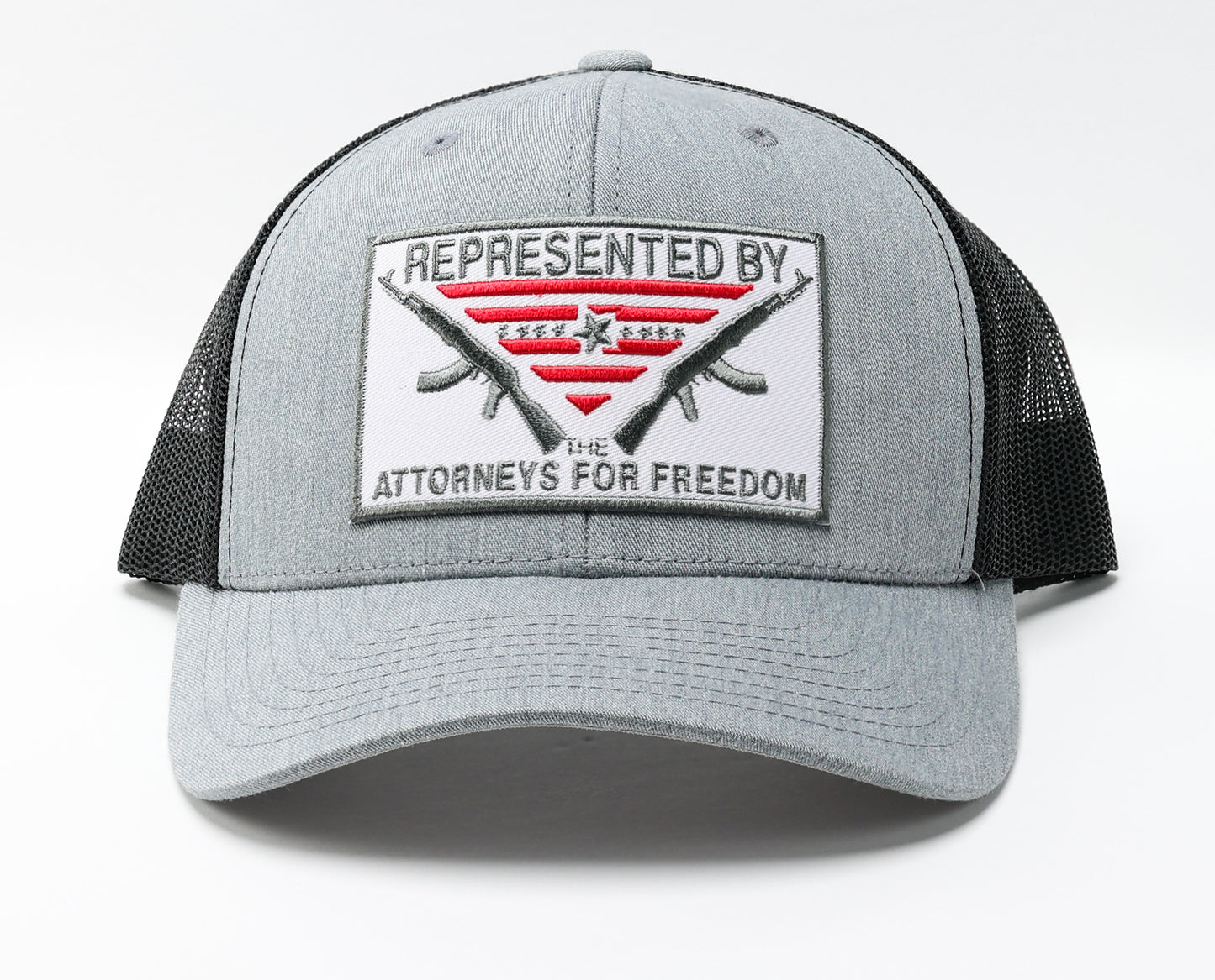 Represented By The Attorneys For Freedom Patch Trucker Hat