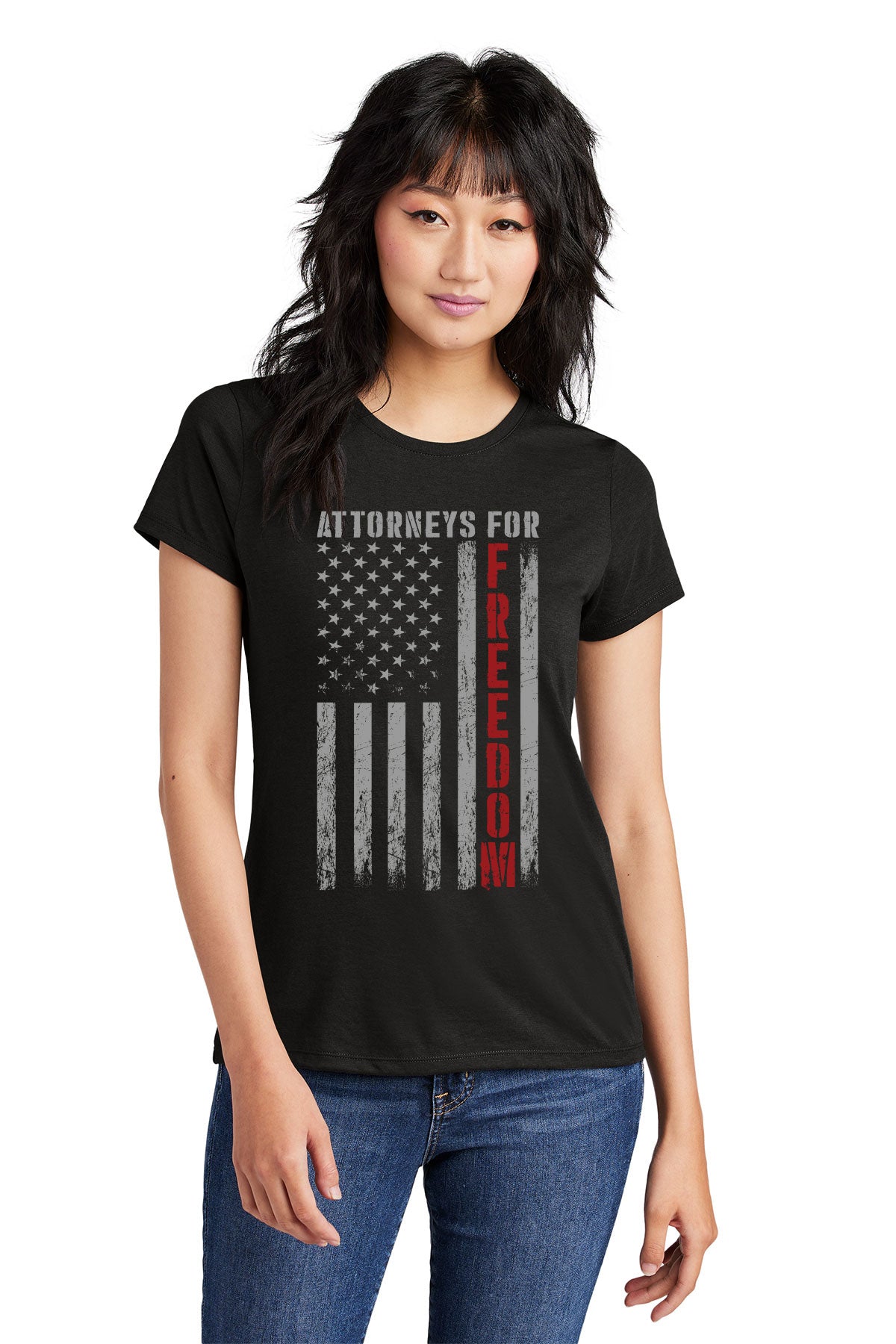 Women's Attorneys For Freedom Flag T-Shirt